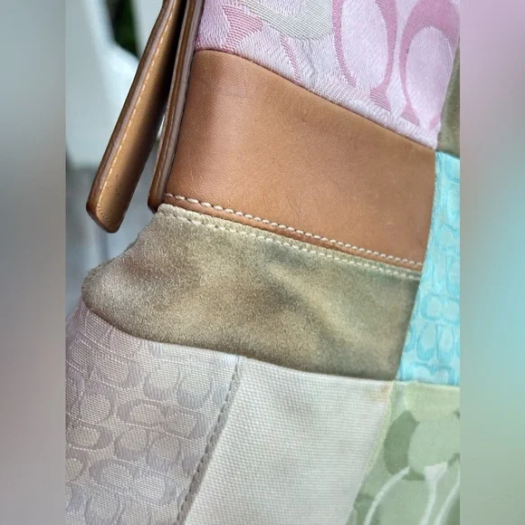 Coach Pastel Patchwork Bag